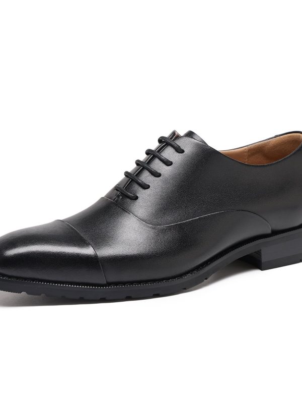 Flukin商务鞋皮鞋无男士鞋步行透气性男士鞋容易走防滑内羽毛轻量防水高级皮革正式