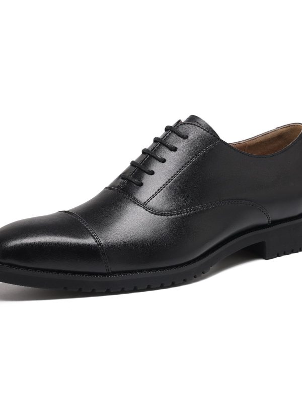 Flukin 男士商务鞋【高级绅士靴】正装鞋 内鞋跟 防水处理 防滑底 透气 正式 舒适 步履轻盈