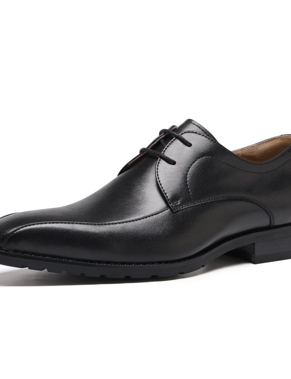 Flukin商务鞋 男士皮鞋 不累脚 小绅士鞋 外跟 易行走 防水 防滑 步行 皮鞋 高级皮革 正装