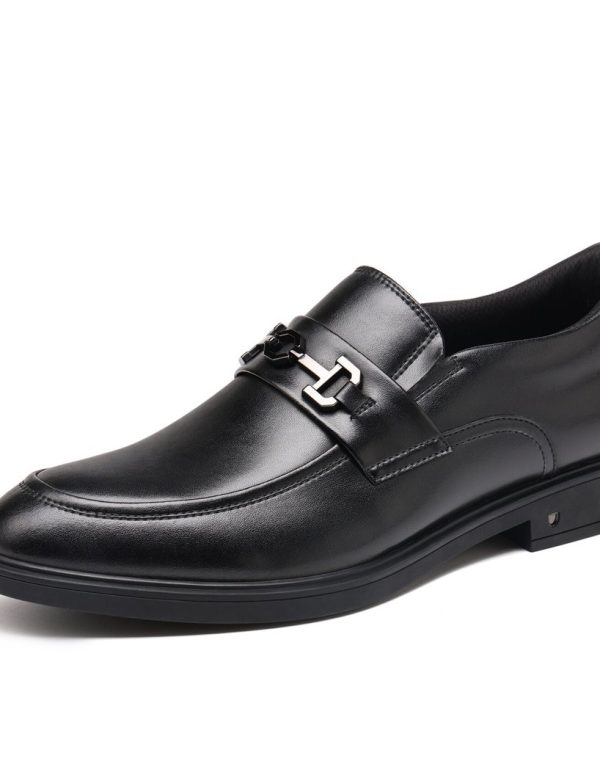 Flukin“惊险”皮鞋男士商务鞋礼服鞋高级男士鞋轻量防水正式通勤高级皮革